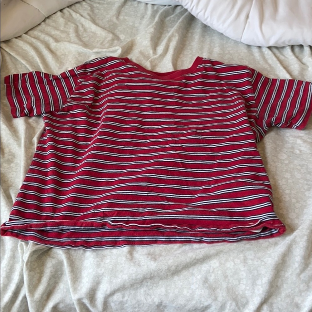 Hollister Striped Must Have Crop Top